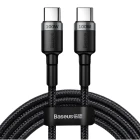 Cable Trenzado Tipo C De 2 M De La Serie Baseus Cafule Para Iphone 15, Pd2.0, Carga Rápida De 100 W