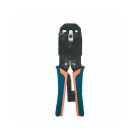 TENAZA CRIMPADORA METÁLICA CON CARRACA RJ45 RJ12 RJ11 RJ10 NANOCABLE