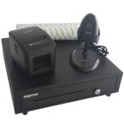Terminal Punto de Venta (TPV) Pack Approx appPOSPACK4180LAN con Cajón Portamonedas e Impresora Térmica