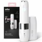 Braun Mini Depiladora Facial para Mujer FS1000 Blanco - con Batería