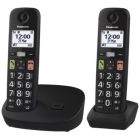 Teléfono Inalámbrico Panasonic KX-TGU112EXB Pack DUO
