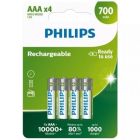 Pilas AAA Philips - Pack de 4, 1.2V
