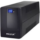 Sistema de Alimentación Ininterrumpida (SAI) Phasak 600 VA LCD - Línea Interactiva - 2 Salidas