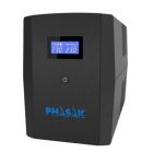 SAI Línea Interactiva Phasak SIRIUS 1260 VA 1260VA-720W/ 4 Salidas Interactive