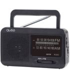 Radio Portátil Qubo R-222 con Cable a Pilas - Electrónica