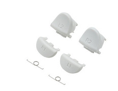 Gatillos L1 L2 R1 R2 Para Dualshock 4 V4 Blanco