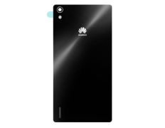 Repuesto Tapa de Batería con Adhesivo Huawei P7 Negro