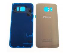 Tapa Batería con Logo - Samsung S6 Oro