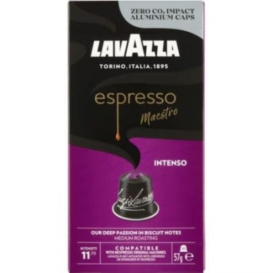 Cápsula Lavazza Espresso Maestro Intenso para cafeteras Nespresso
