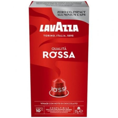 Cápsula Lavazza Qualitá Rossa para cafeteras Nespresso - Café italiano en casa