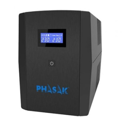 SAI Línea Interactiva Phasak SIRIUS 1260 VA 1260VA-720W/ 4 Salidas Interactive