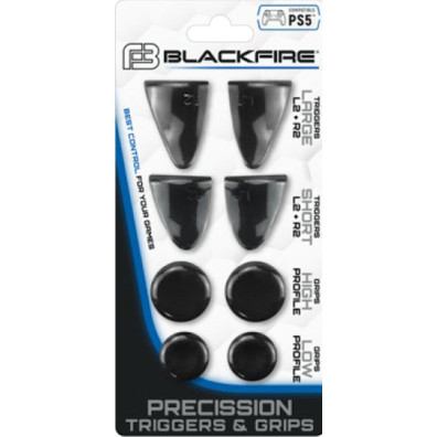 BLACKFIRE PRECISSION TRIGGERS & GRIPS KIT(2 TRIGGERS LARGE + 2  SHORT+2 GRIPS HIGH + LOW) (PRO)