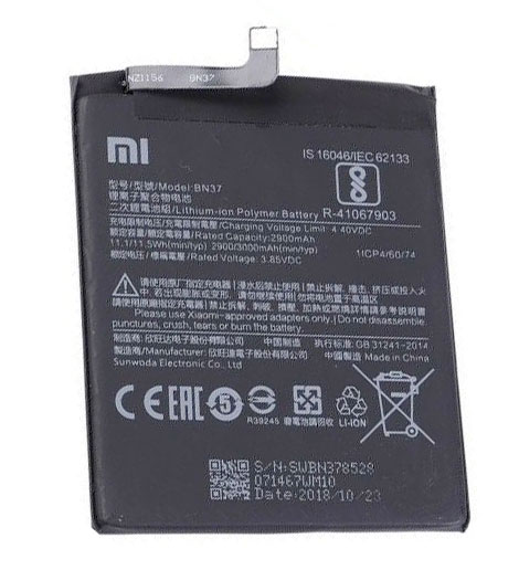 Repuesto Batería Xiaomi Redmi 6/6A (2900mAh) Repuesto Batería Xiaomi Redmi 6/6A (2900mAh)